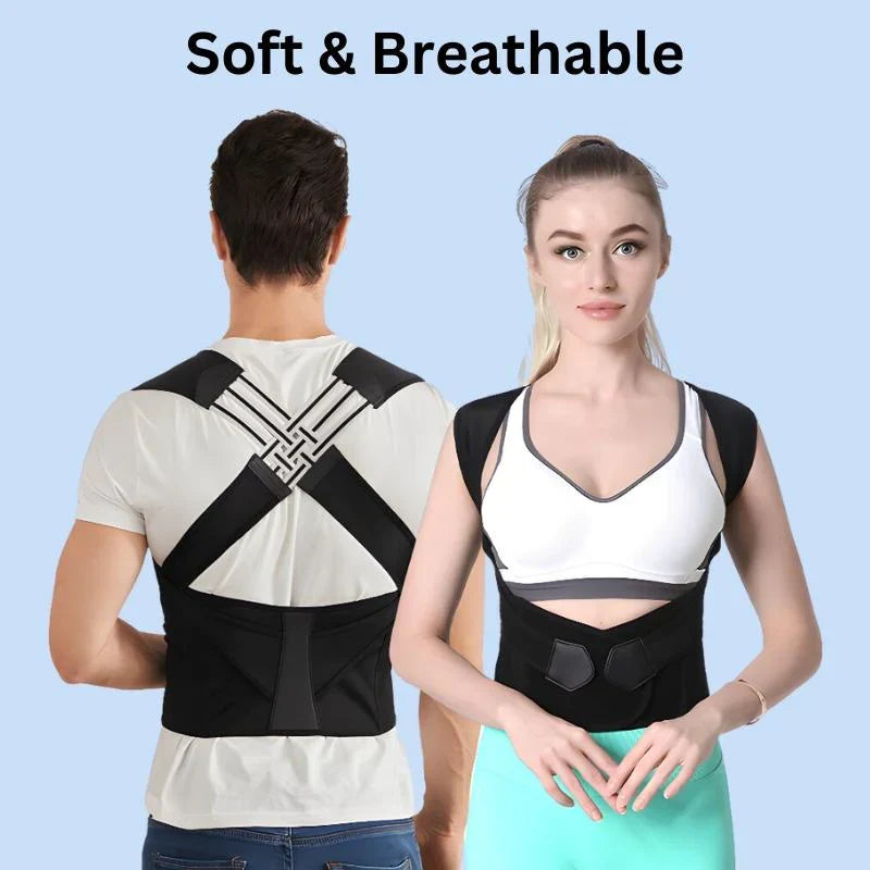 Posture Corrector for Women and Men,Adjustable Shoulder Straightener,Back Support Brace,Upper Spine scoliosis, hunchback