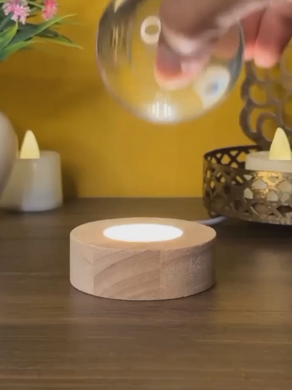 Ganesha Crystal LED Lamp